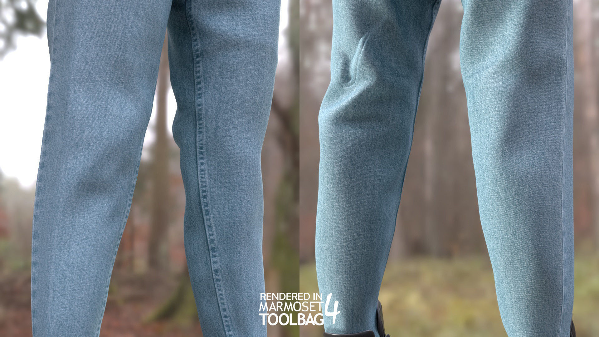 Female Winter Outfit 3 Low-poly 3D model_9