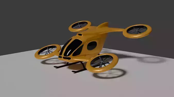 EVTOL 3D model