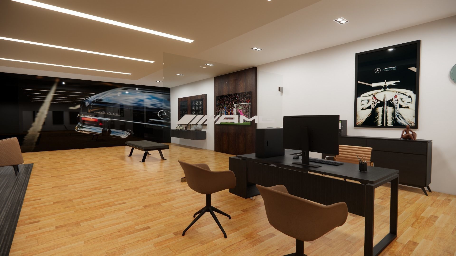 CAR SHOWROOM 3D model_13