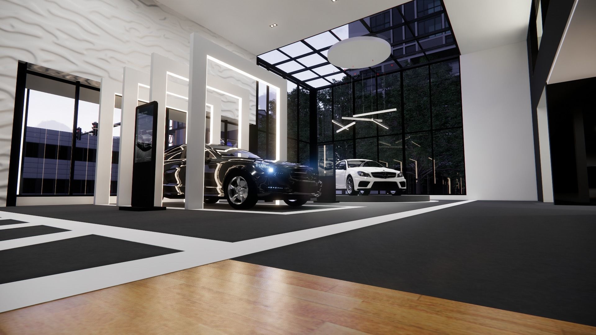 CAR SHOWROOM 3D model_10