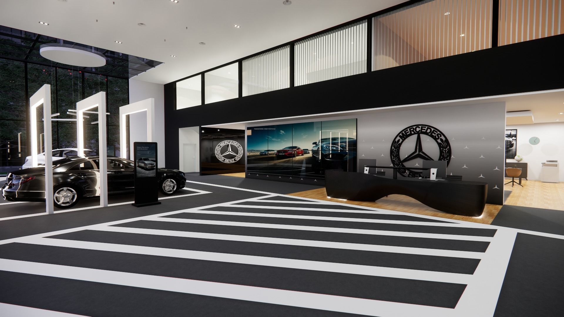 CAR SHOWROOM 3D model_9