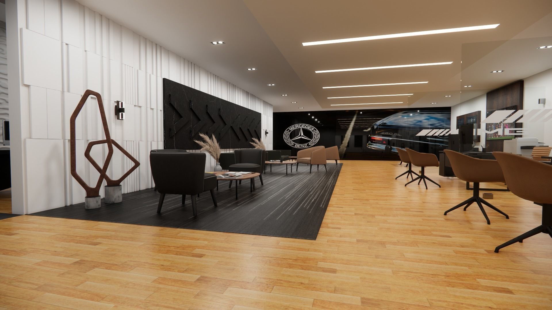 CAR SHOWROOM 3D model_11