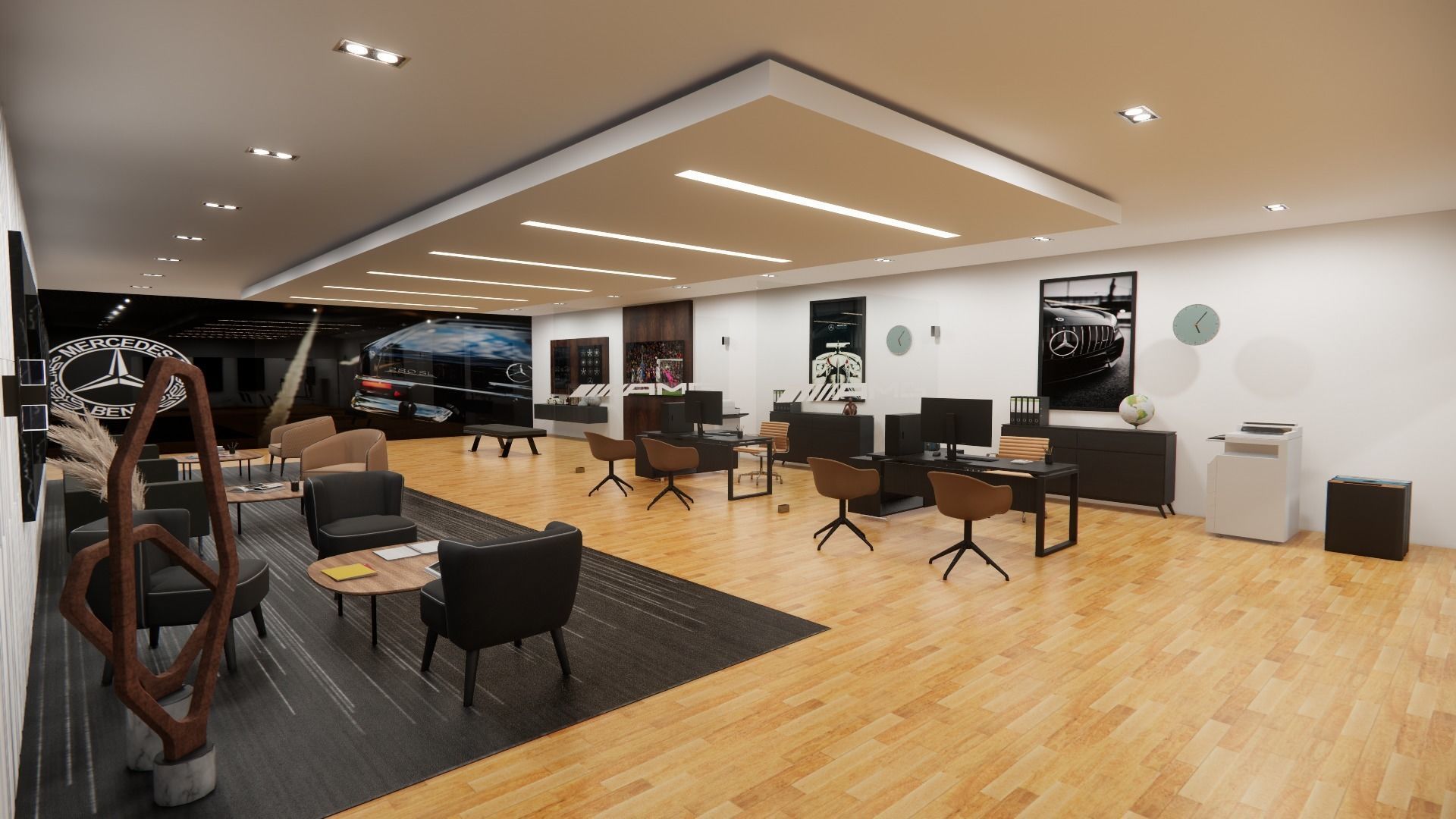 CAR SHOWROOM 3D model_12