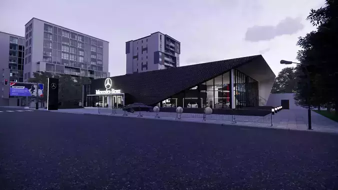 CAR SHOWROOM 3D model
