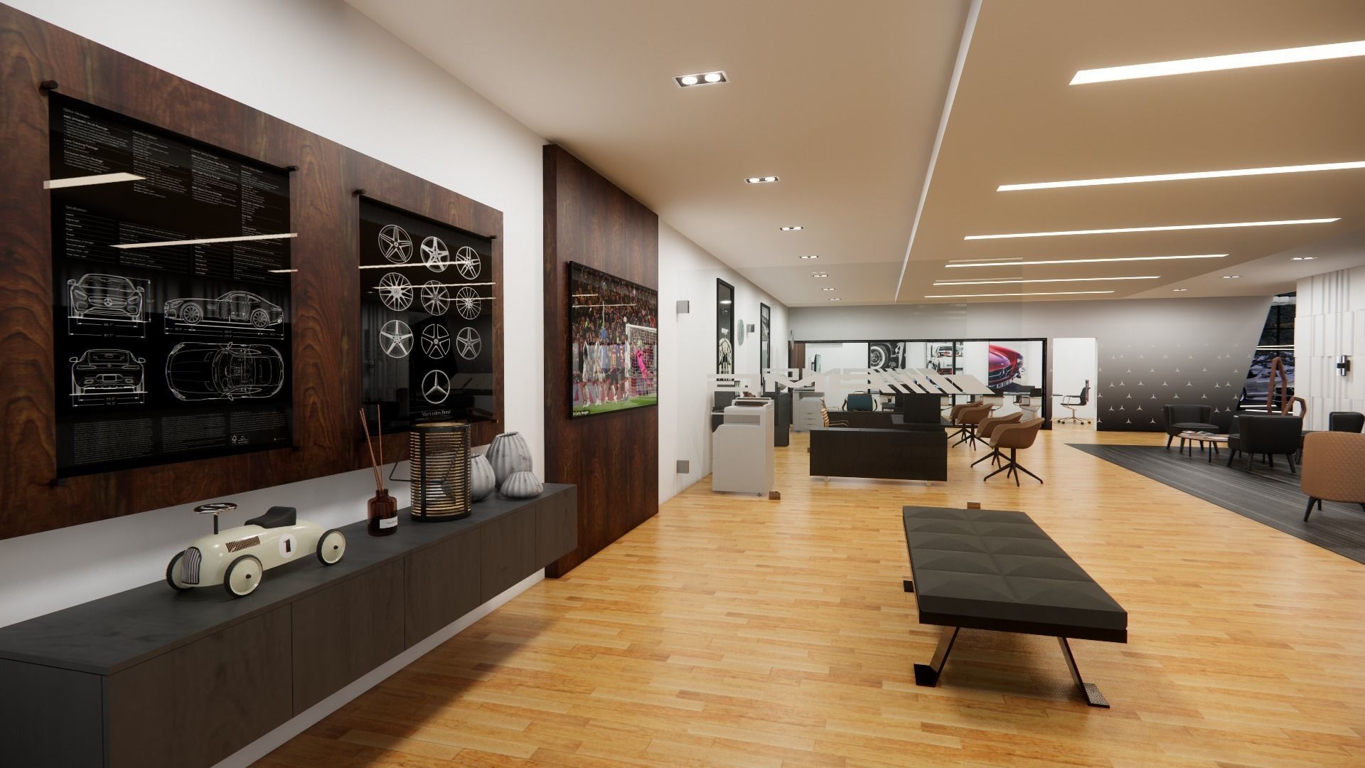 CAR SHOWROOM 3D model_14