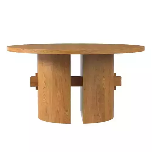Amber Lewis for Anthropologie Pedestal Dining Table PBR