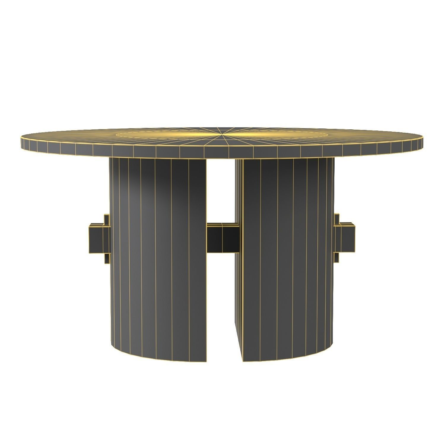 Amber Lewis for Anthropologie Pedestal Dining Table PBR 3D model_5