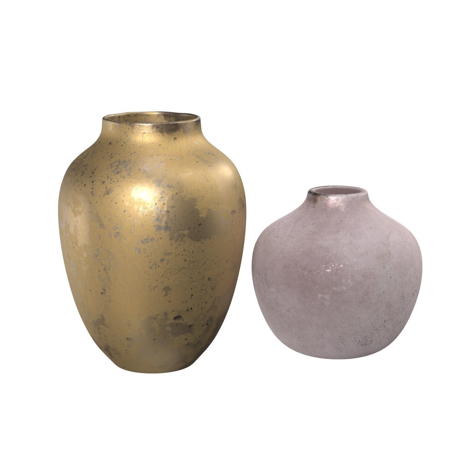 Isolde Glass Vase PBR 3D model_1