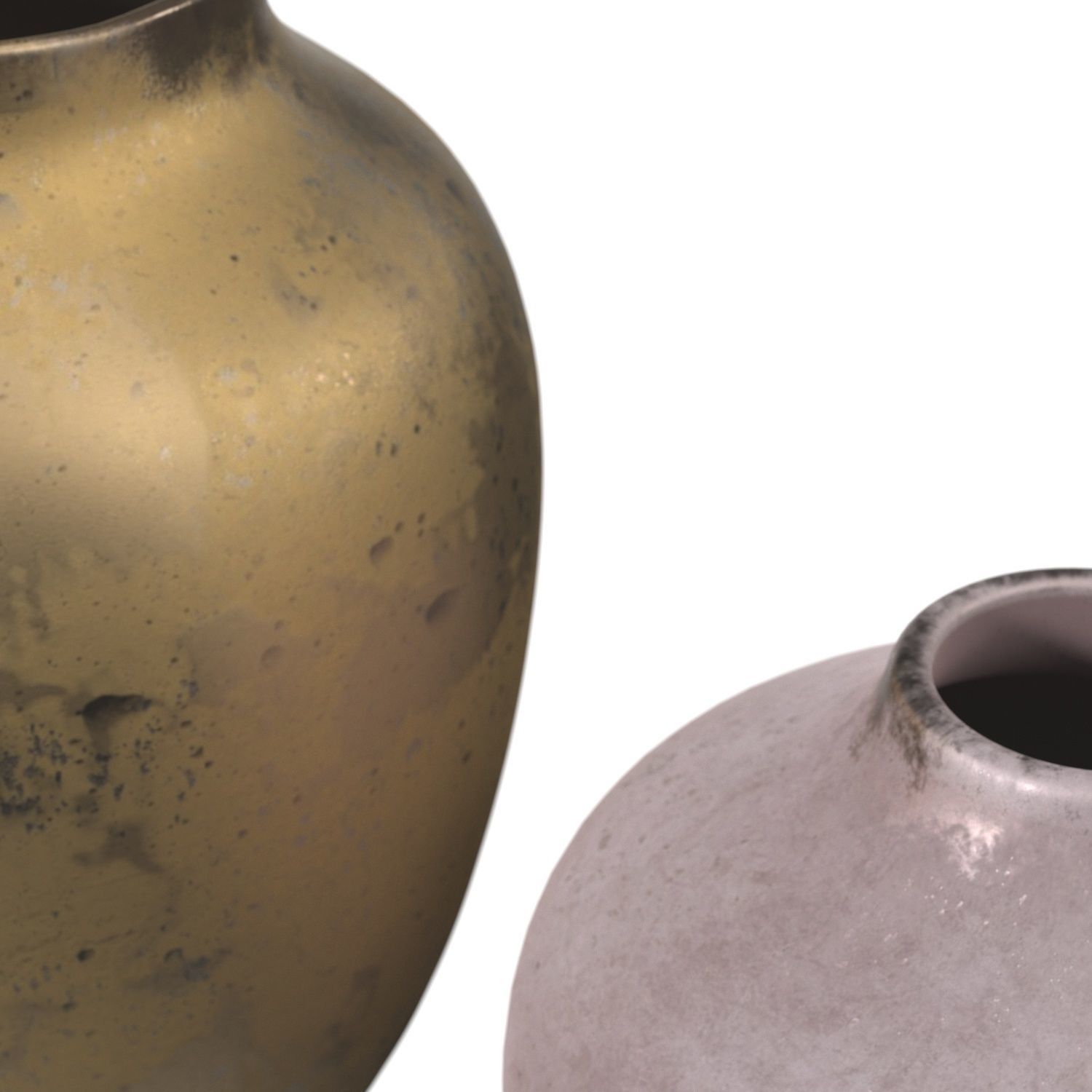 Isolde Glass Vase PBR 3D model_3