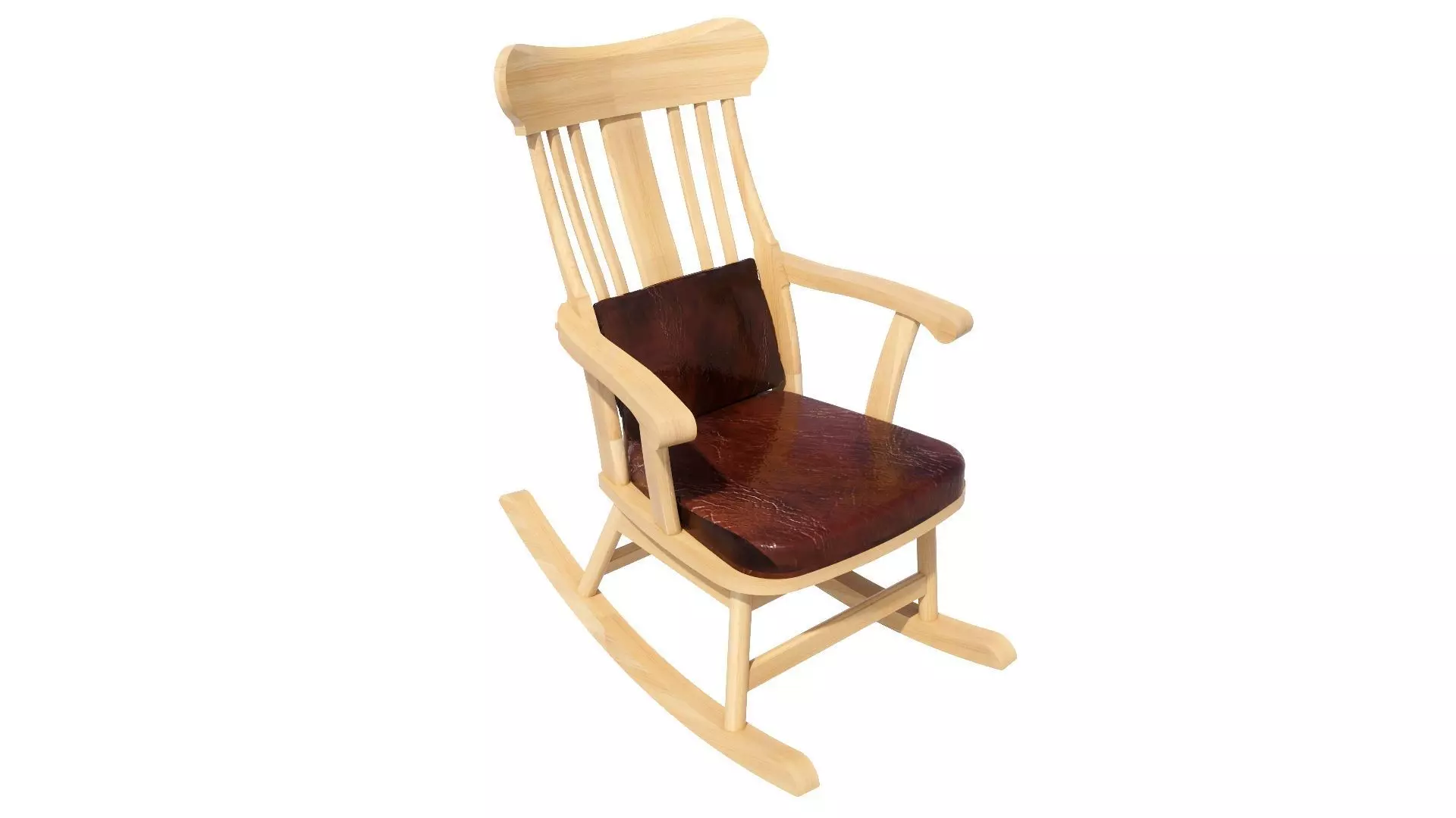 Rocking chair 3D model_0