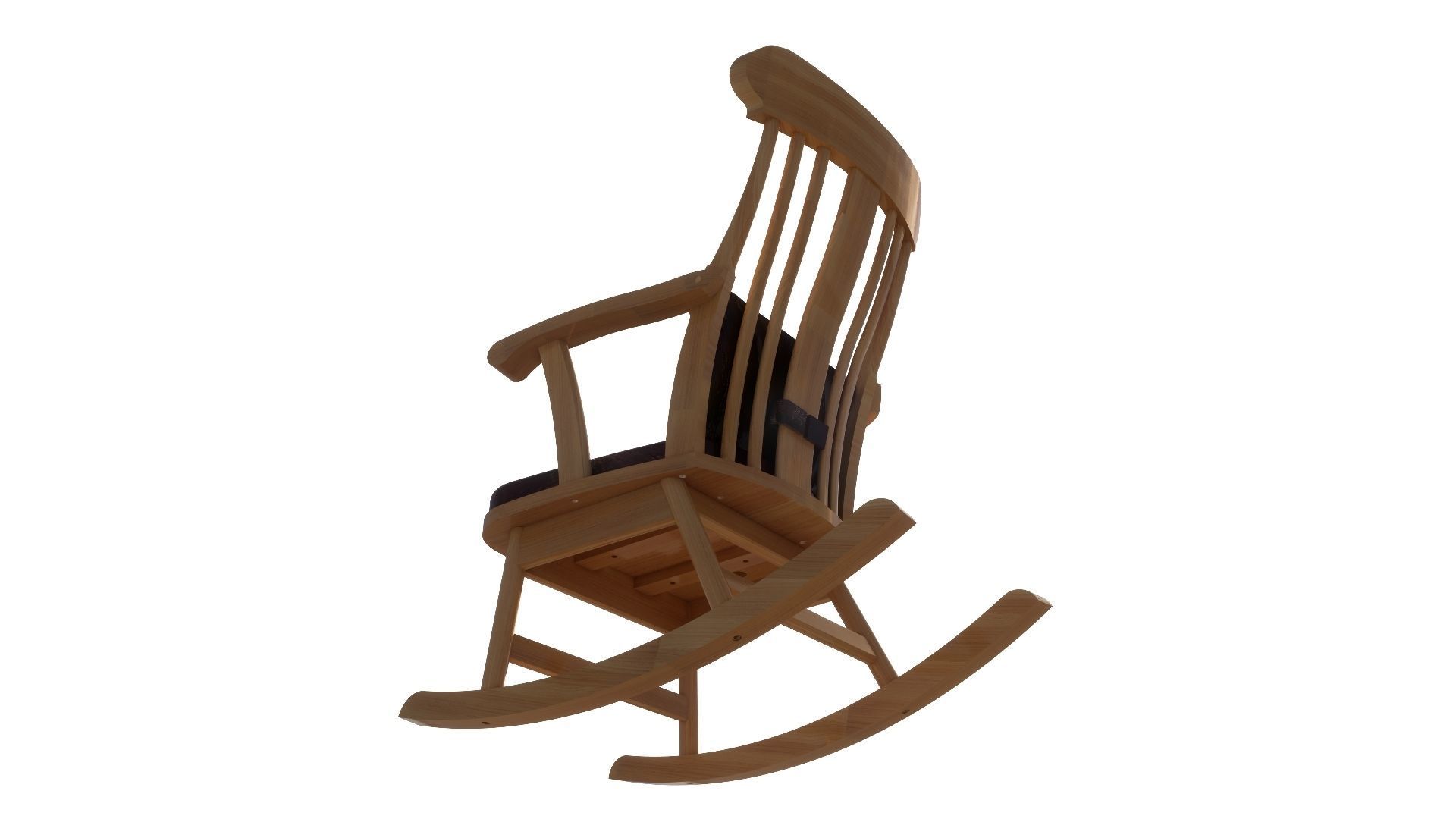 Rocking chair 3D model_3