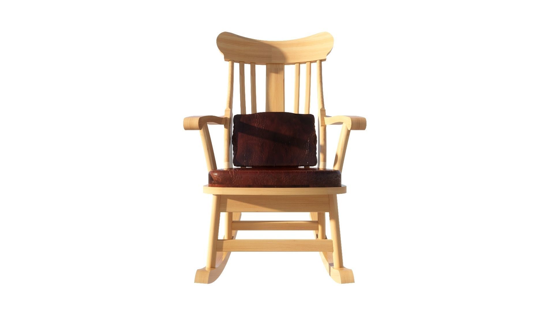 Rocking chair 3D model_4