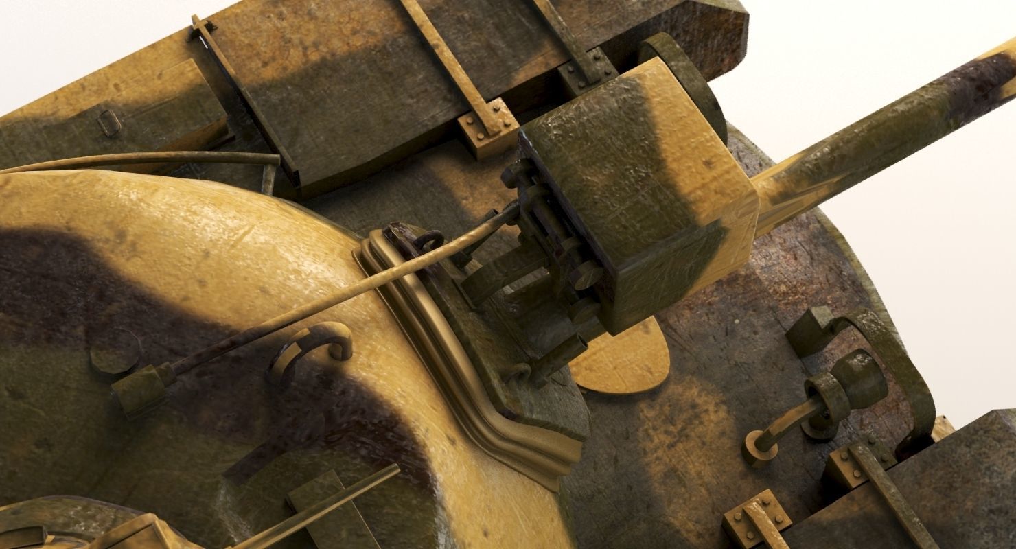 M48 Patton Tank 3D model_8