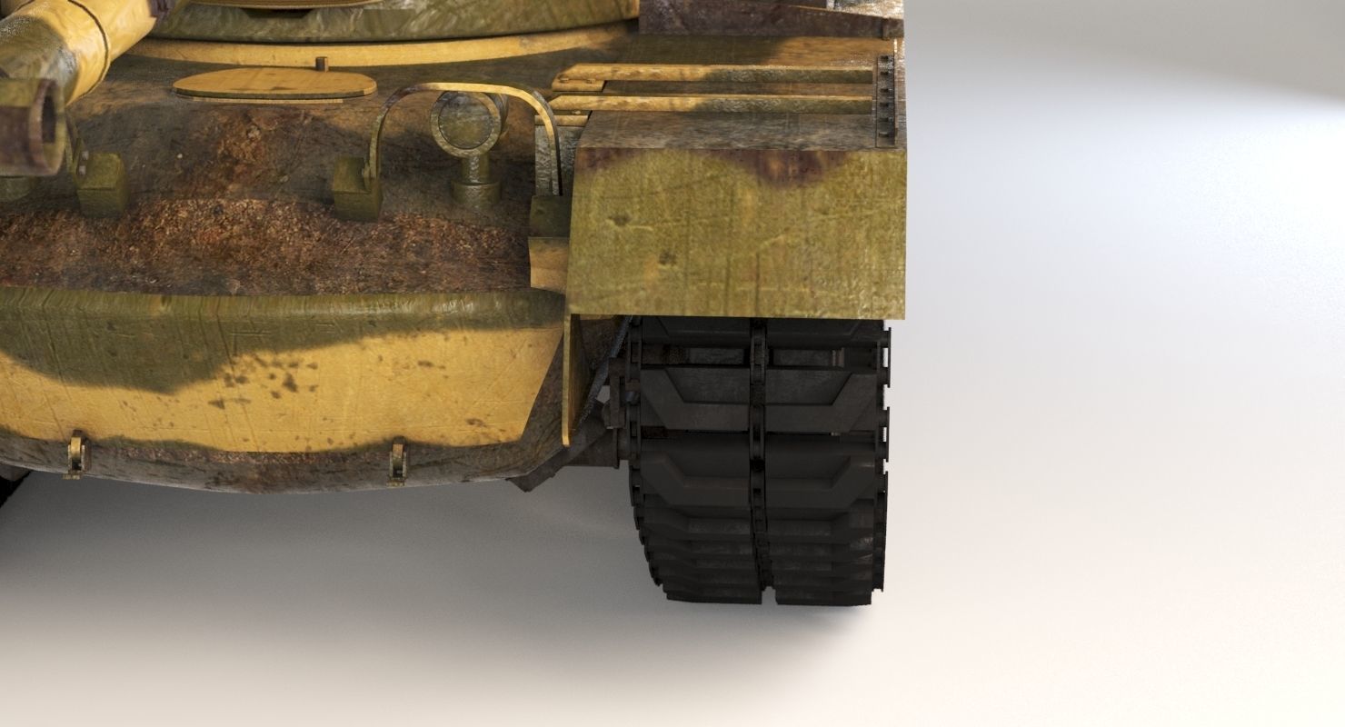 M48 Patton Tank 3D model_6