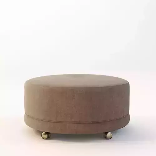 Parisian Round Cocktail Ottoman
