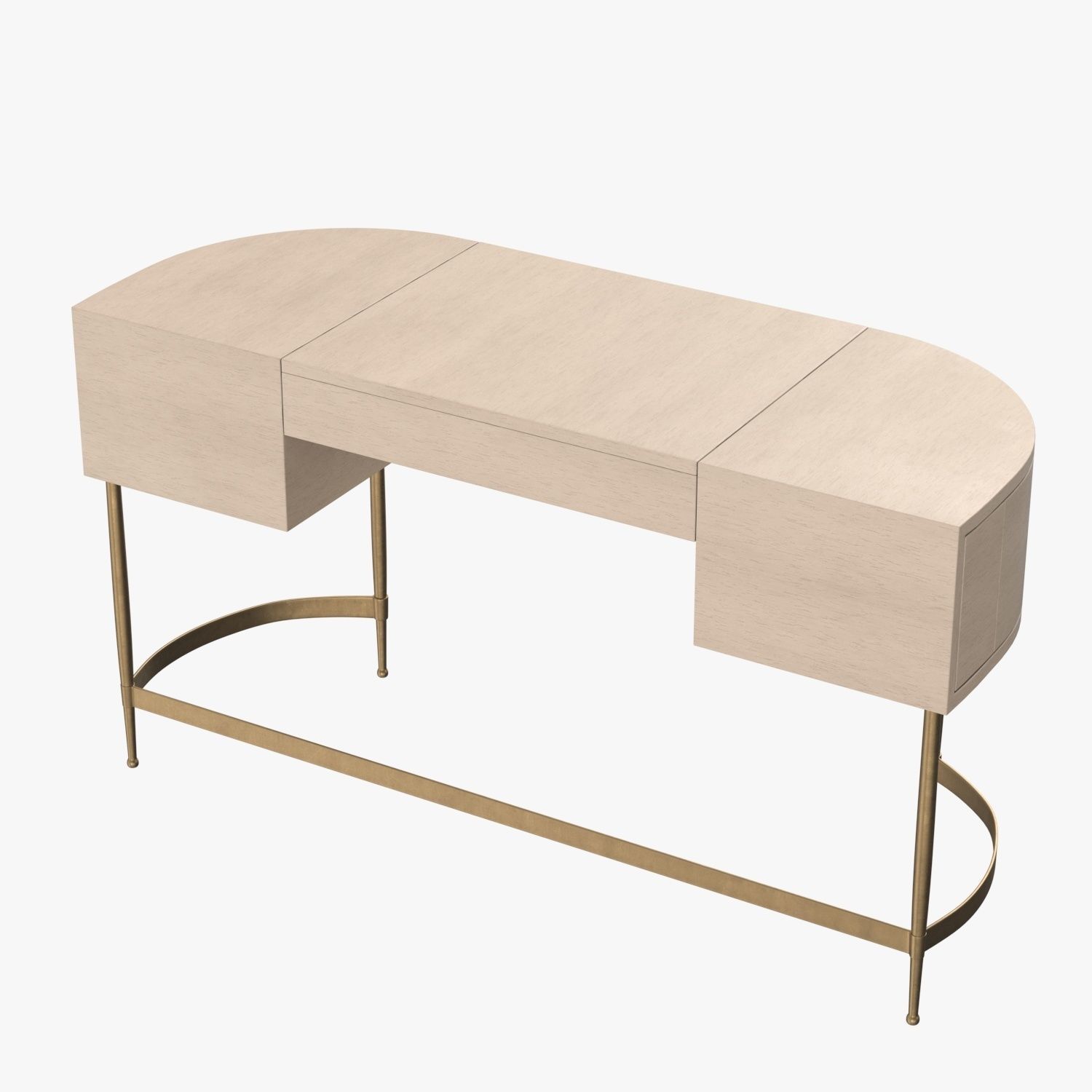 Sonnet Storage Vanity Desk PBR 3D model_4