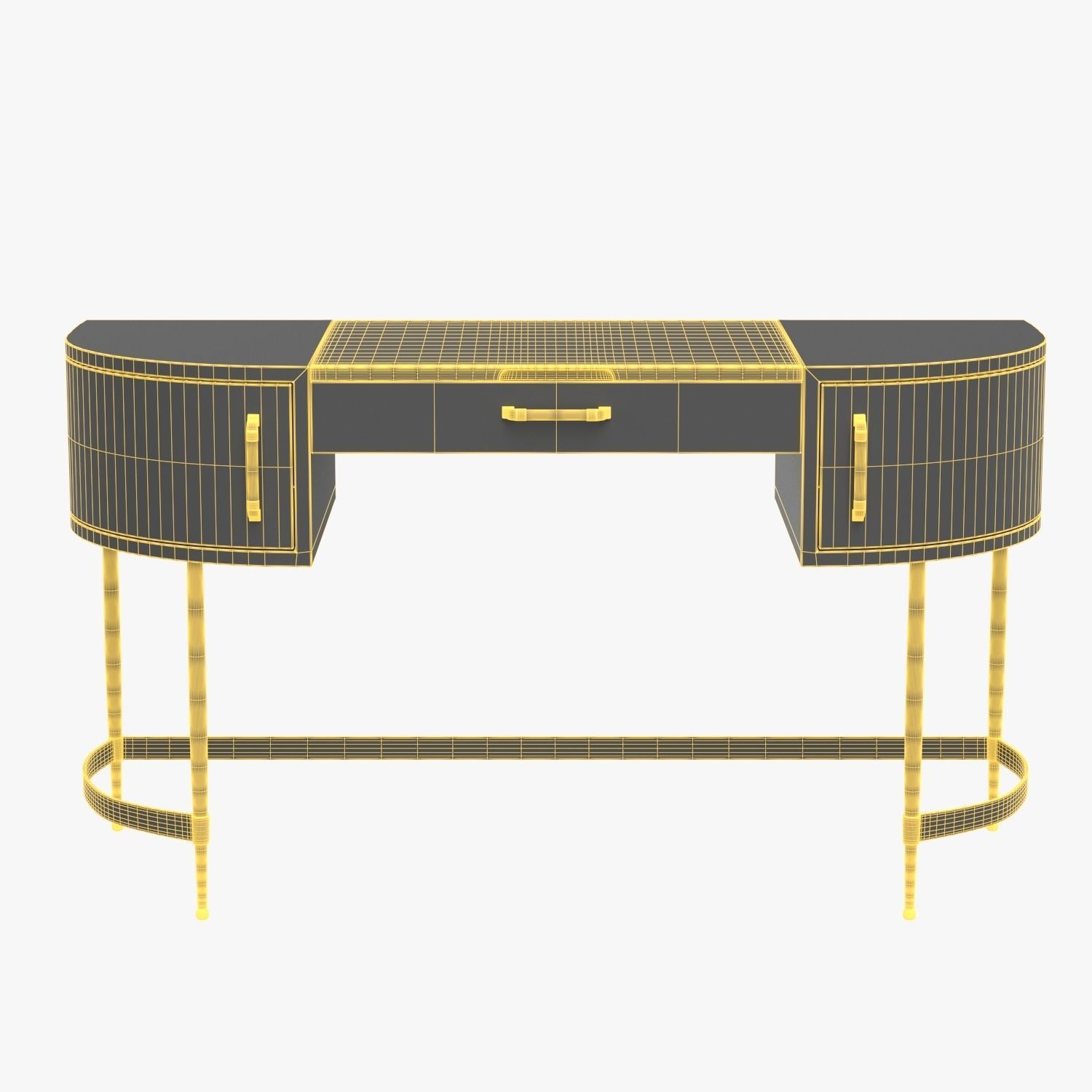 Sonnet Storage Vanity Desk PBR 3D model_5