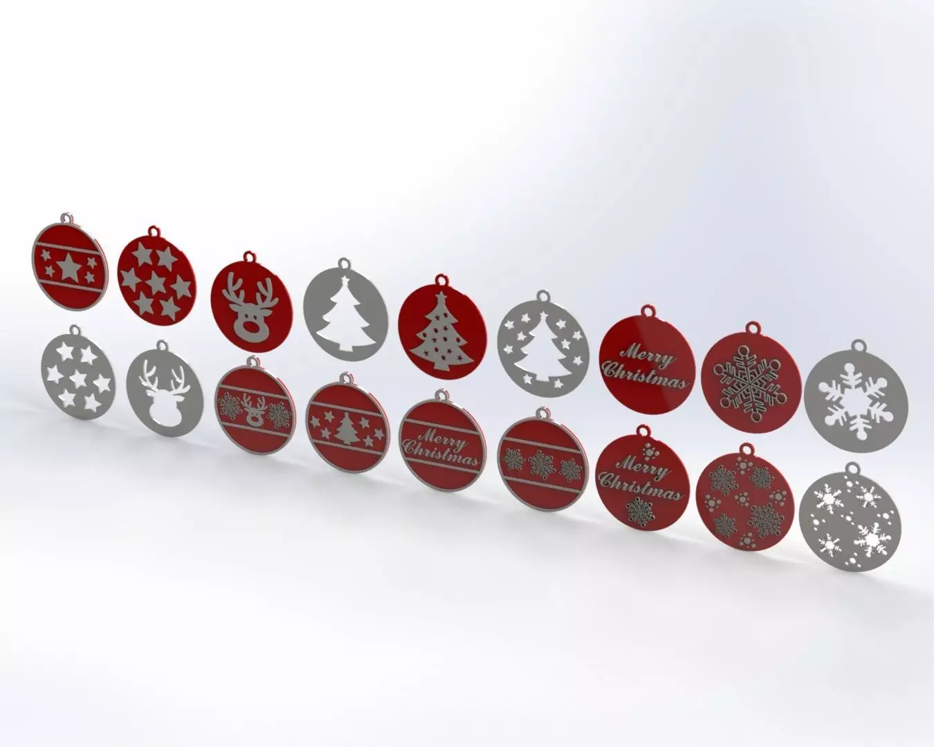 CHRISTMAS DECORATIONS 1 3D print model_0