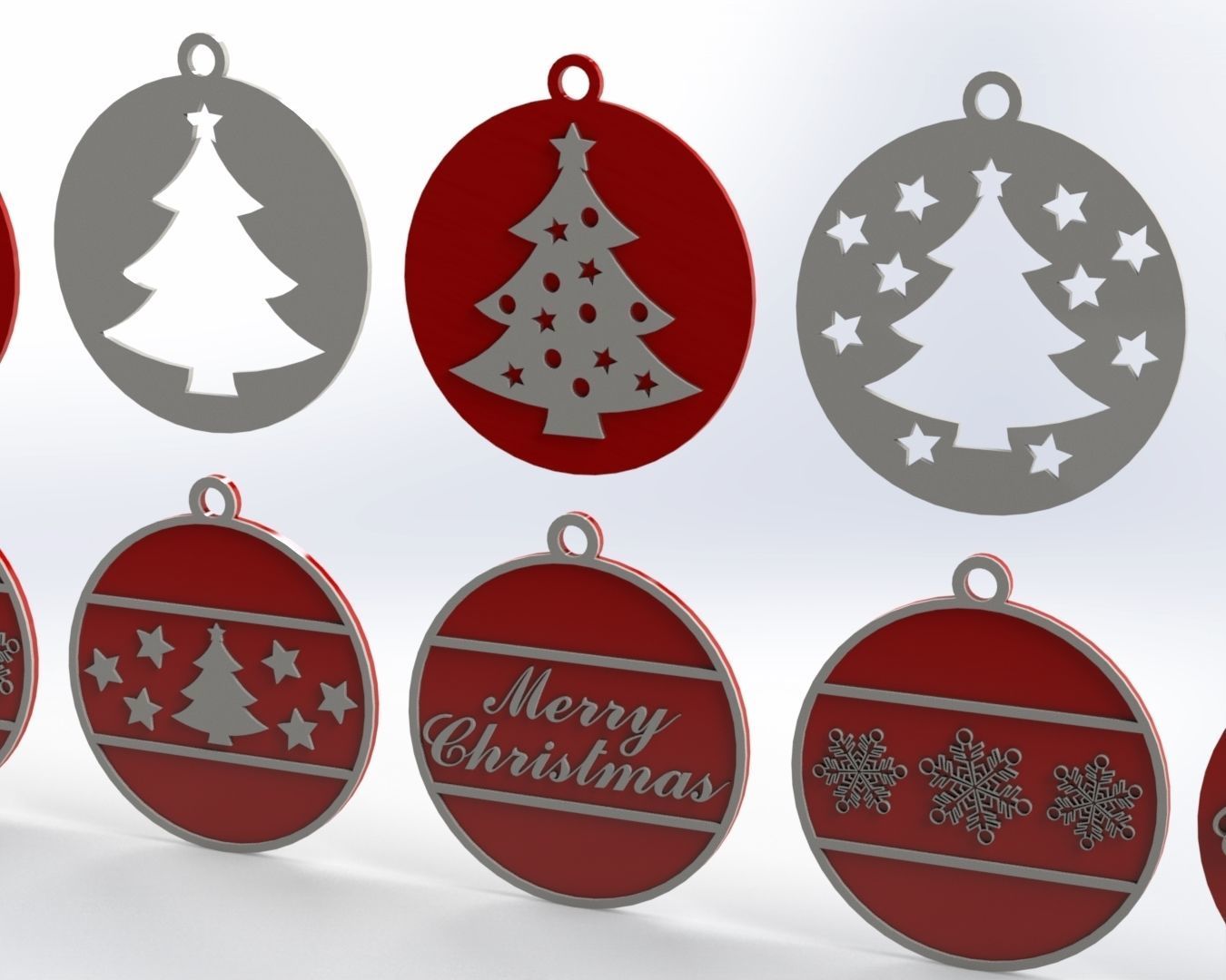 CHRISTMAS DECORATIONS 1 3D print model_2