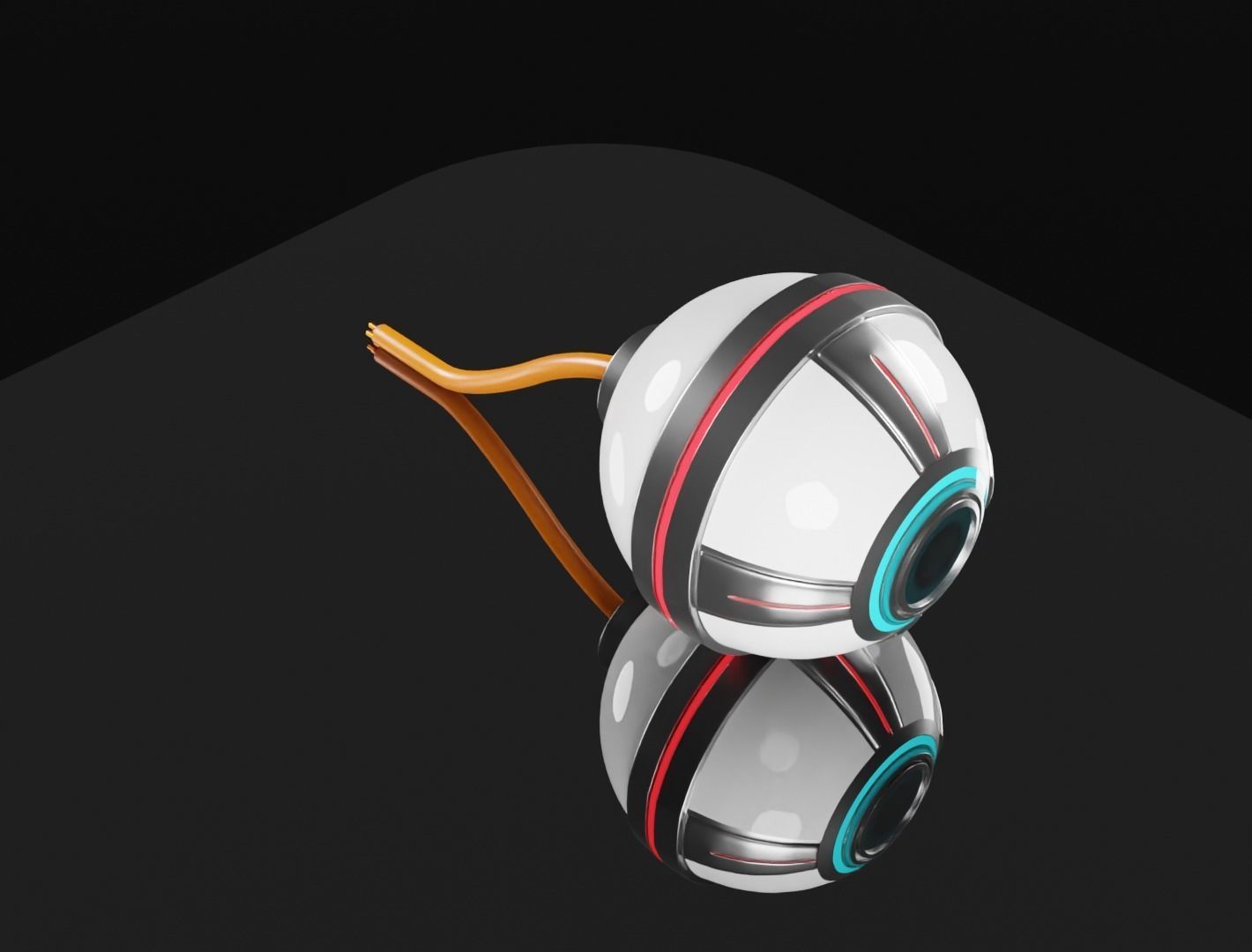 Cyber eye implant 3D model  3D model_7