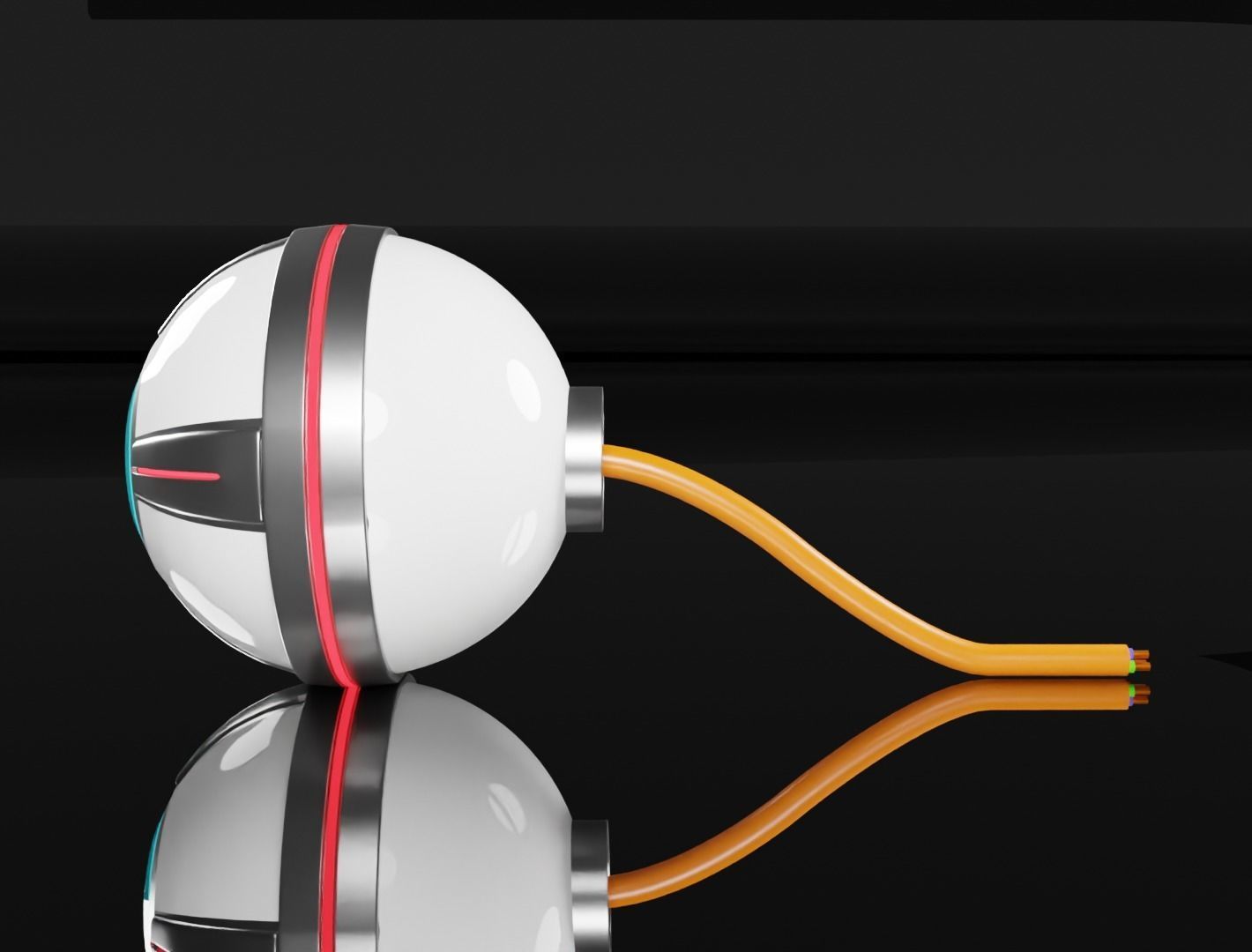 Cyber eye implant 3D model  3D model_4