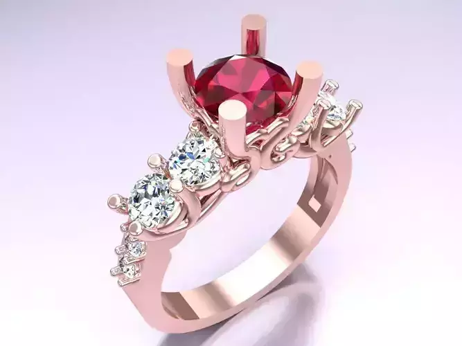 Diamond Ring - Womens Rings -  N112426 V60