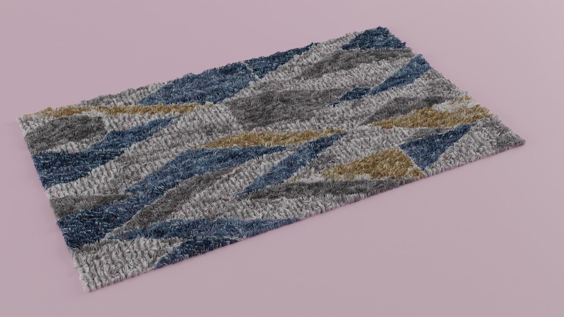 Carpet Rug 3D model_3