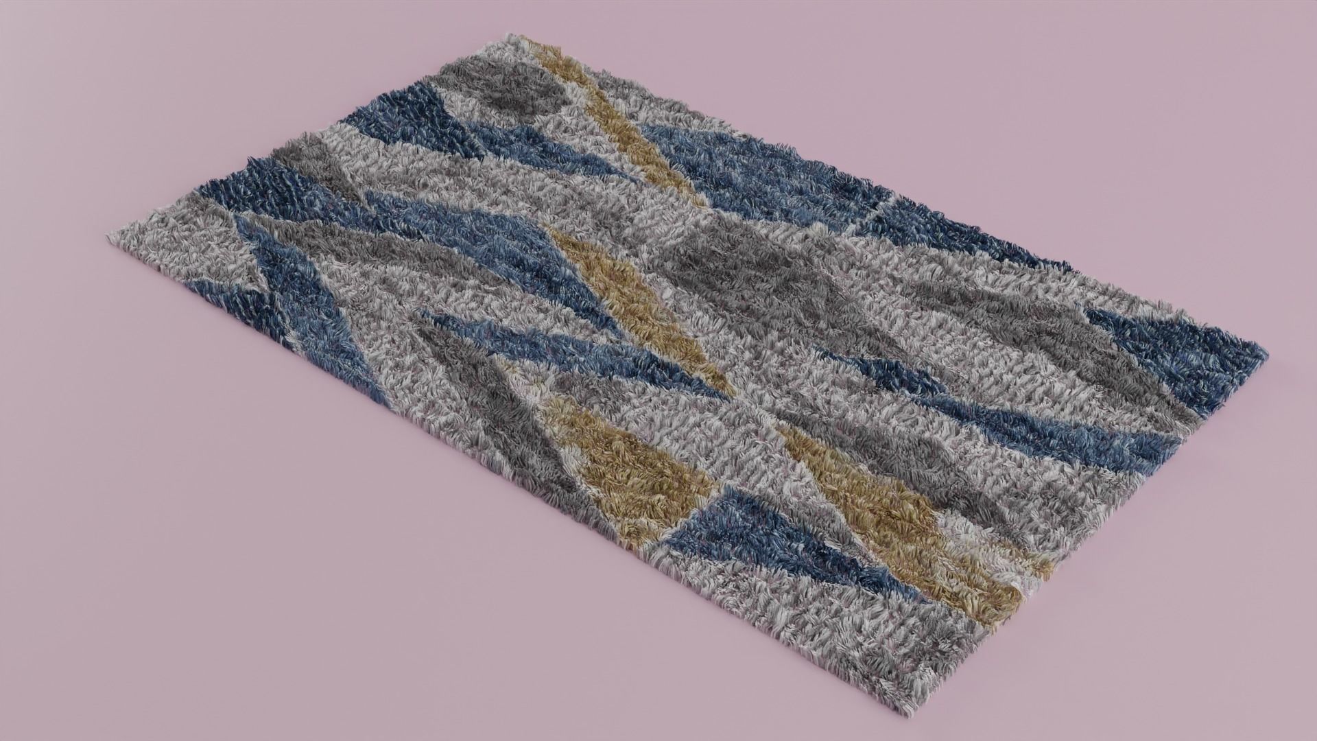 Carpet Rug 3D model_2