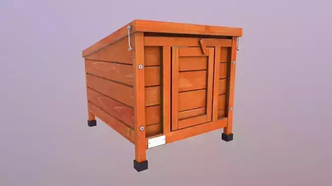 Pet Cage 3D Model