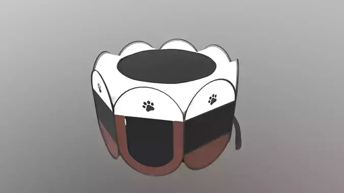 Pet Cage 3D Model 3D model