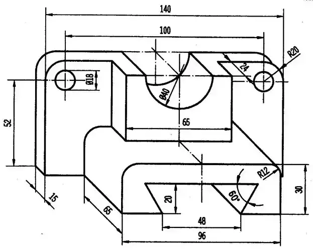 3D Design of Machine Part V2 3D print model