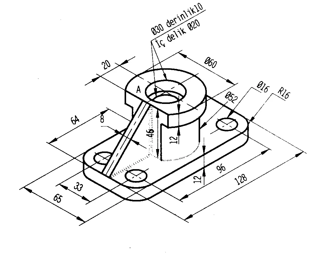 3D Design of Machine Part V3 3D print model_0