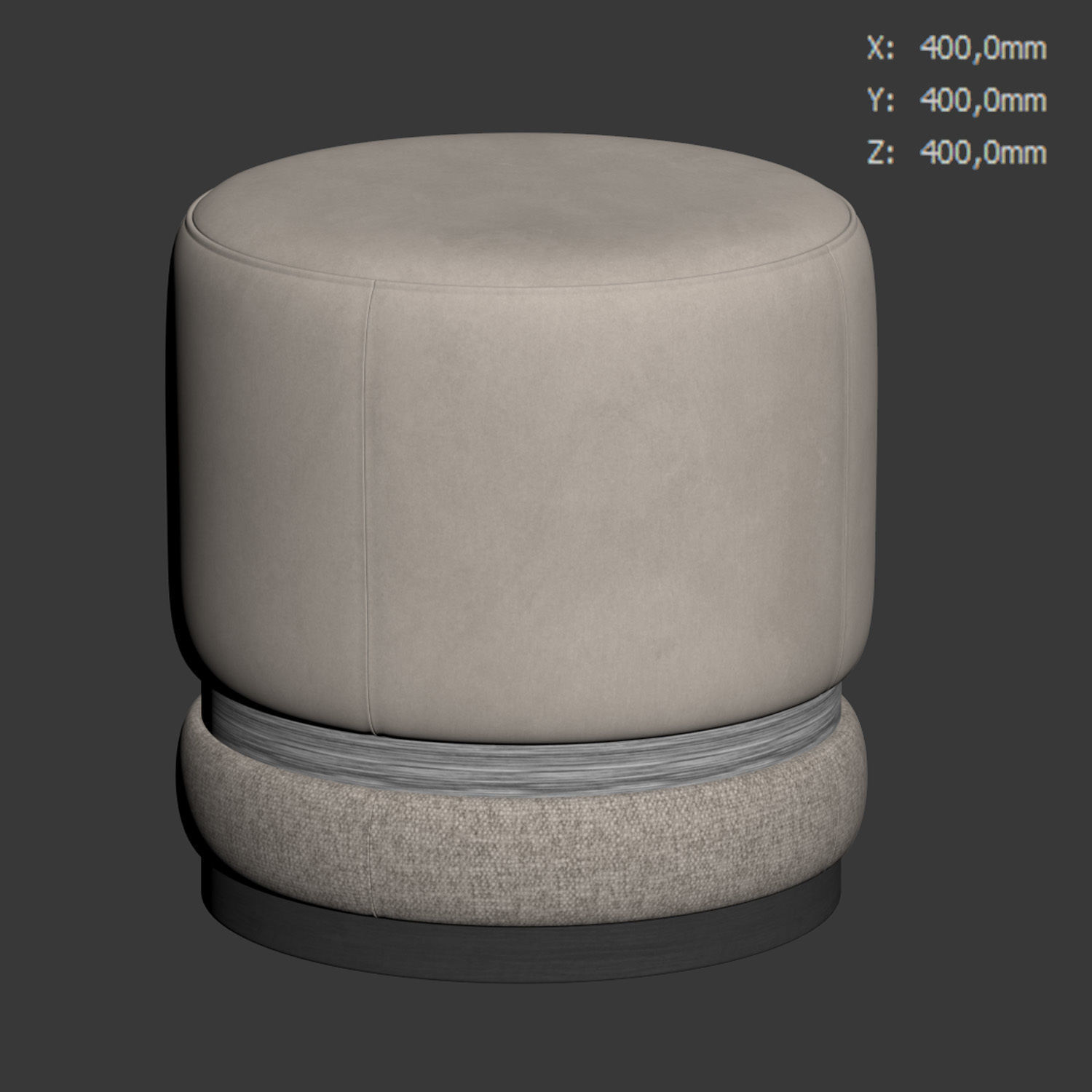 The Vincent Ottomans by The Sofa and Chair Company 3D model_5