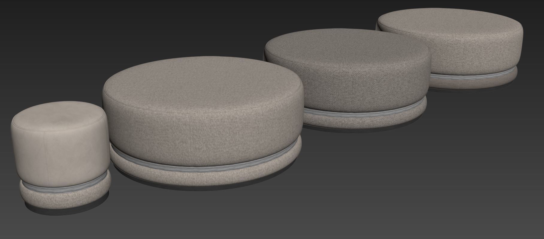 The Vincent Ottomans by The Sofa and Chair Company 3D model_6