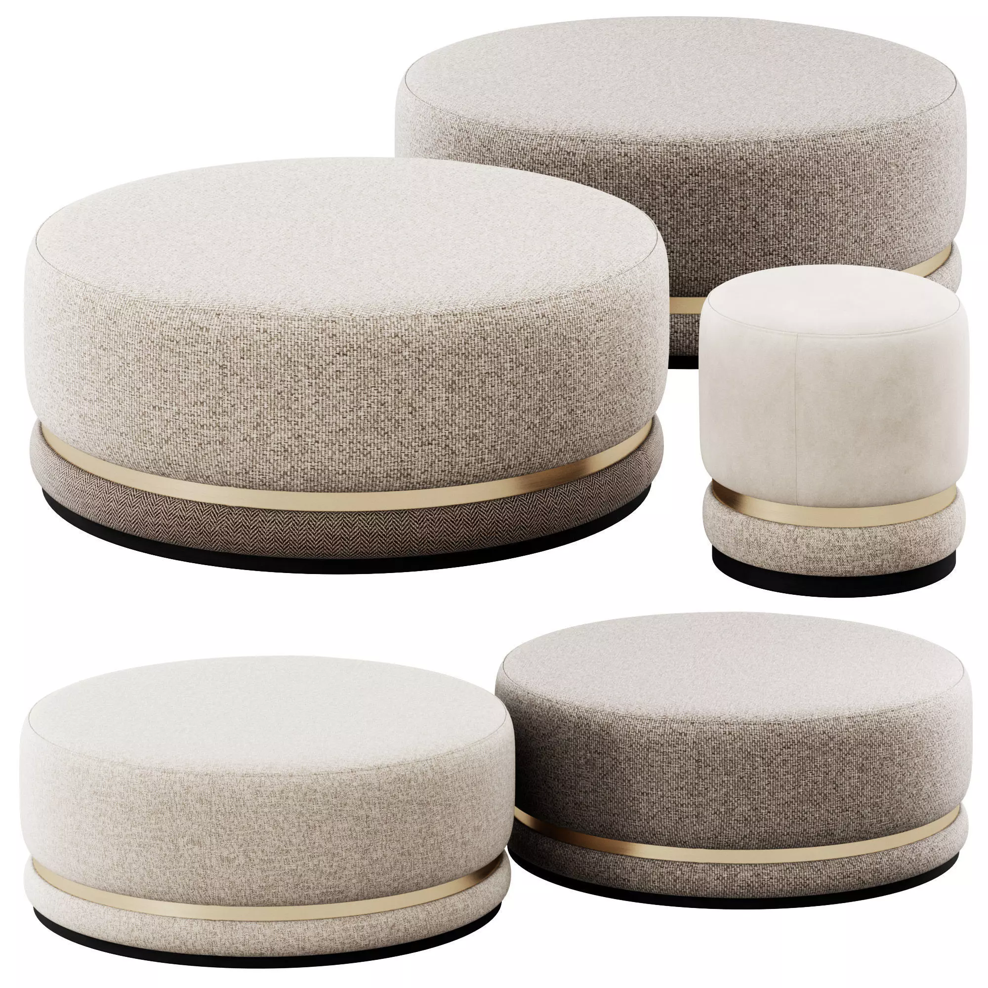 The Vincent Ottomans by The Sofa and Chair Company 3D model_0