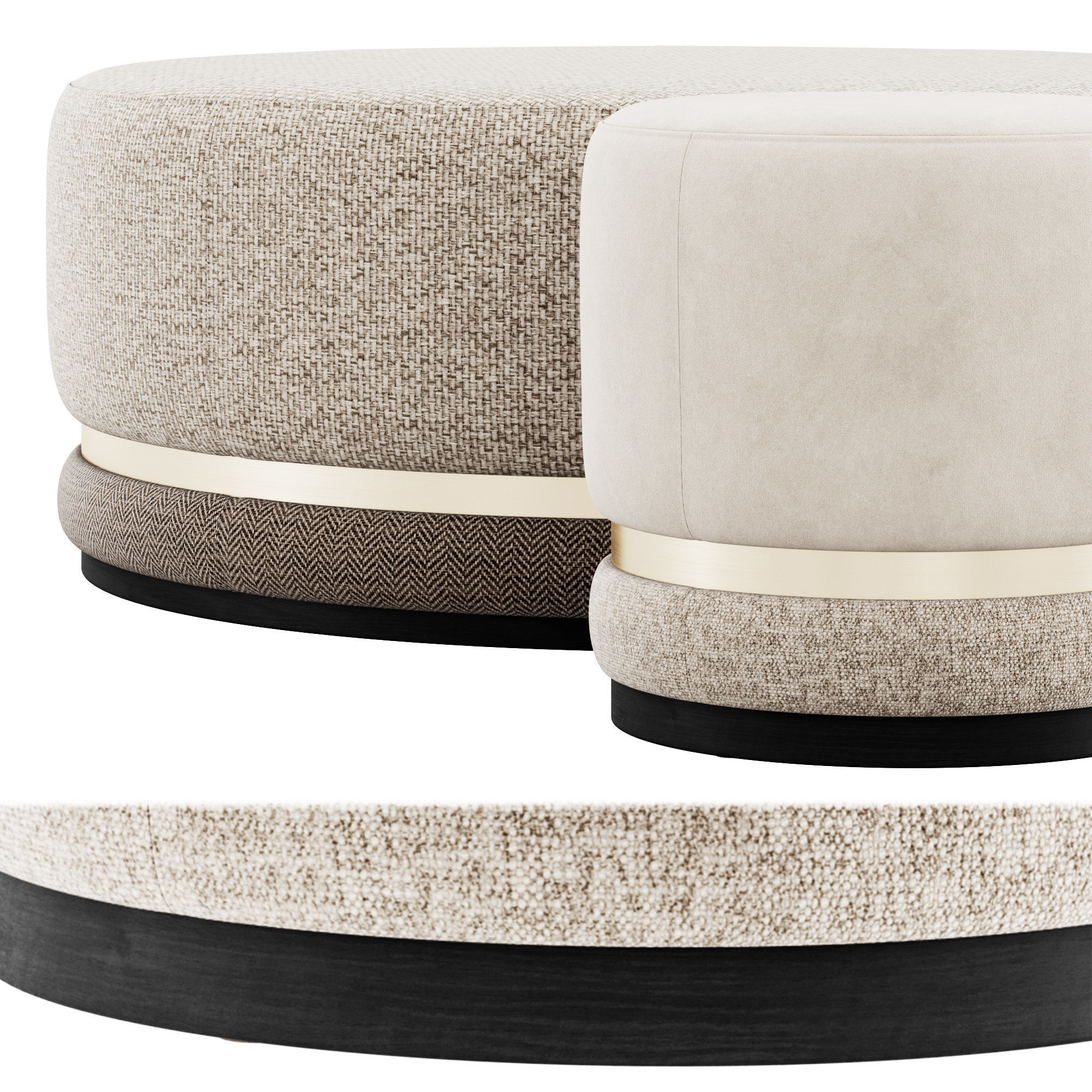 The Vincent Ottomans by The Sofa and Chair Company 3D model_1