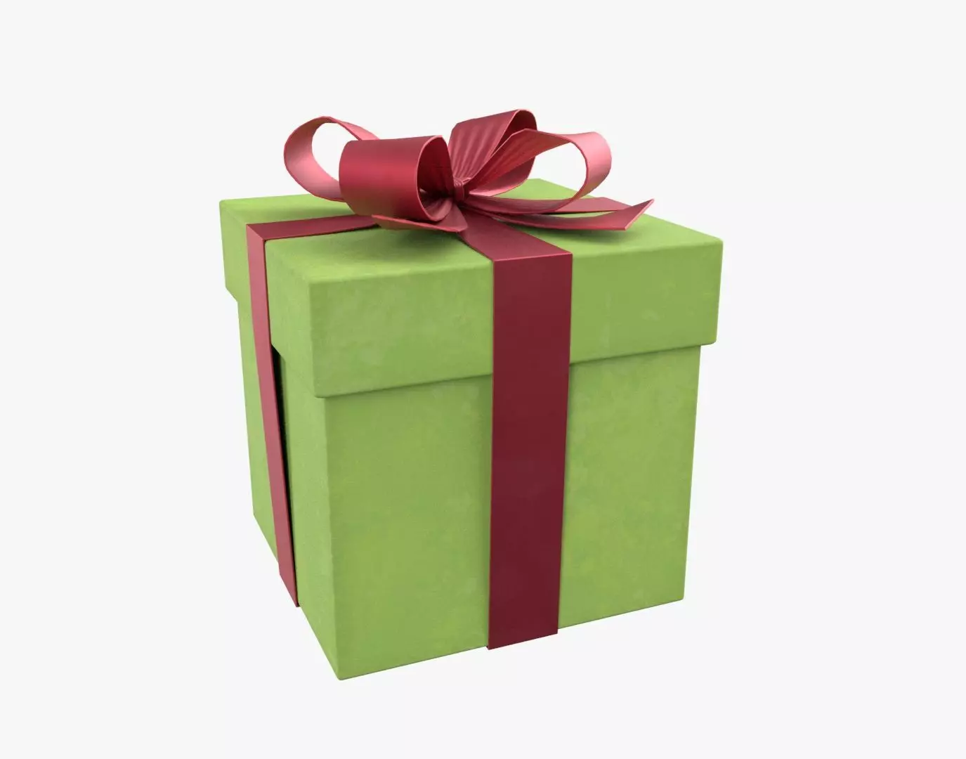 Christmas Gift Box 01 - V2 Low-poly 3D model