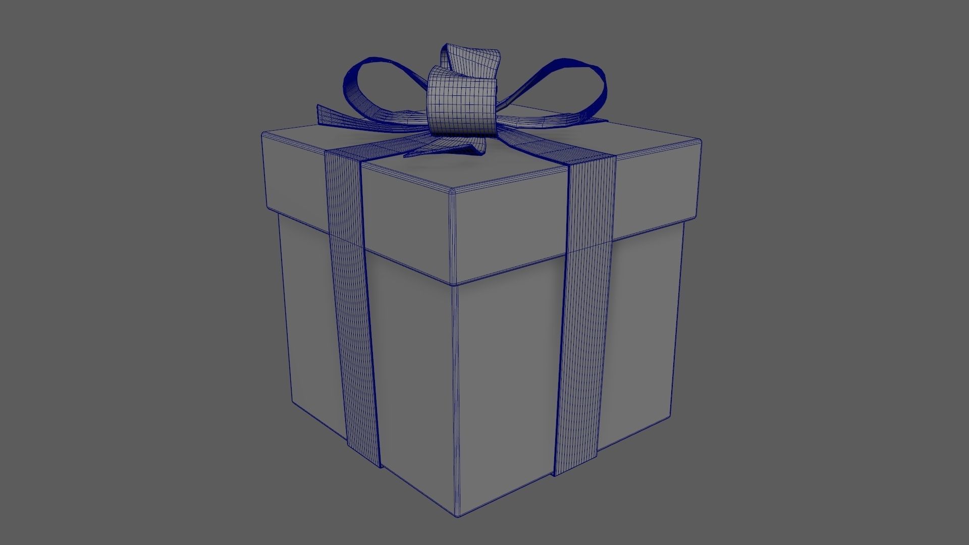 Christmas Gift Box 01 - V10 Low-poly 3D model_18