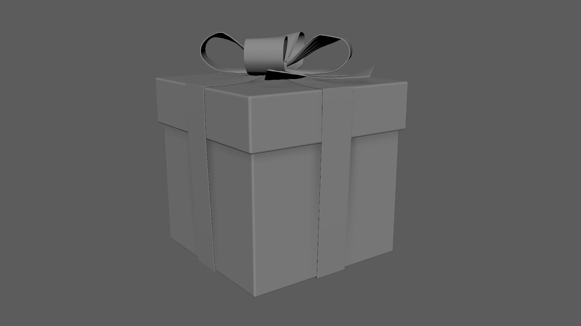 Christmas Gift Box 01 - V10 Low-poly 3D model_5