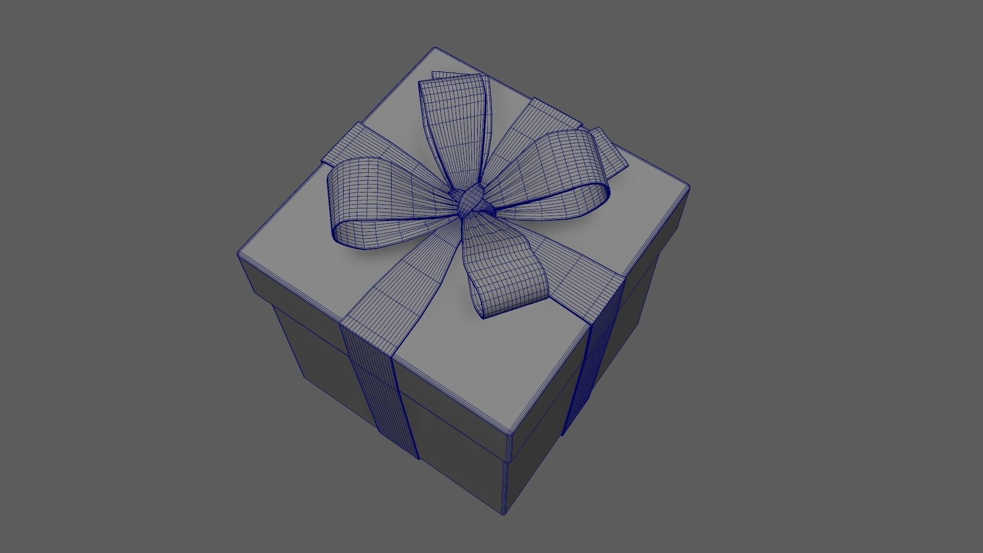 Christmas Gift Box 01 - V11 Low-poly 3D model_20