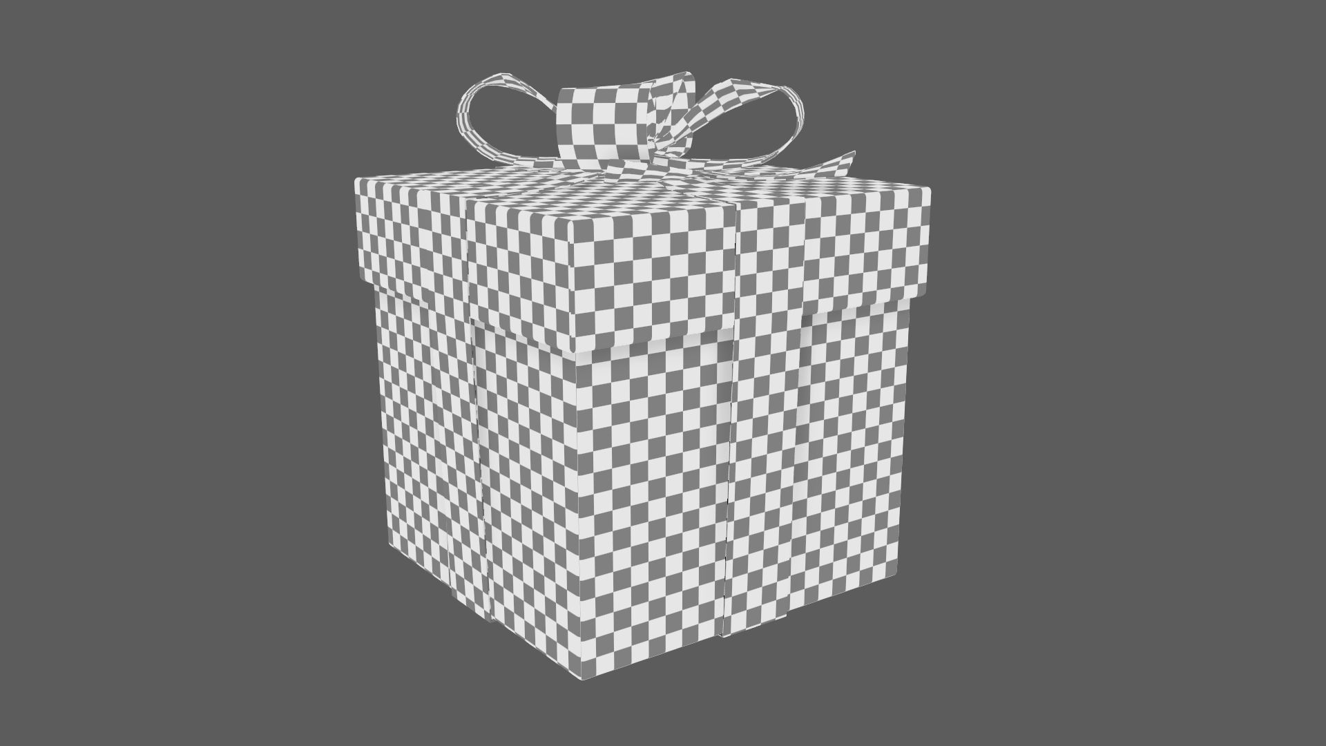 Christmas Gift Box 01 - V12 Low-poly 3D model_9