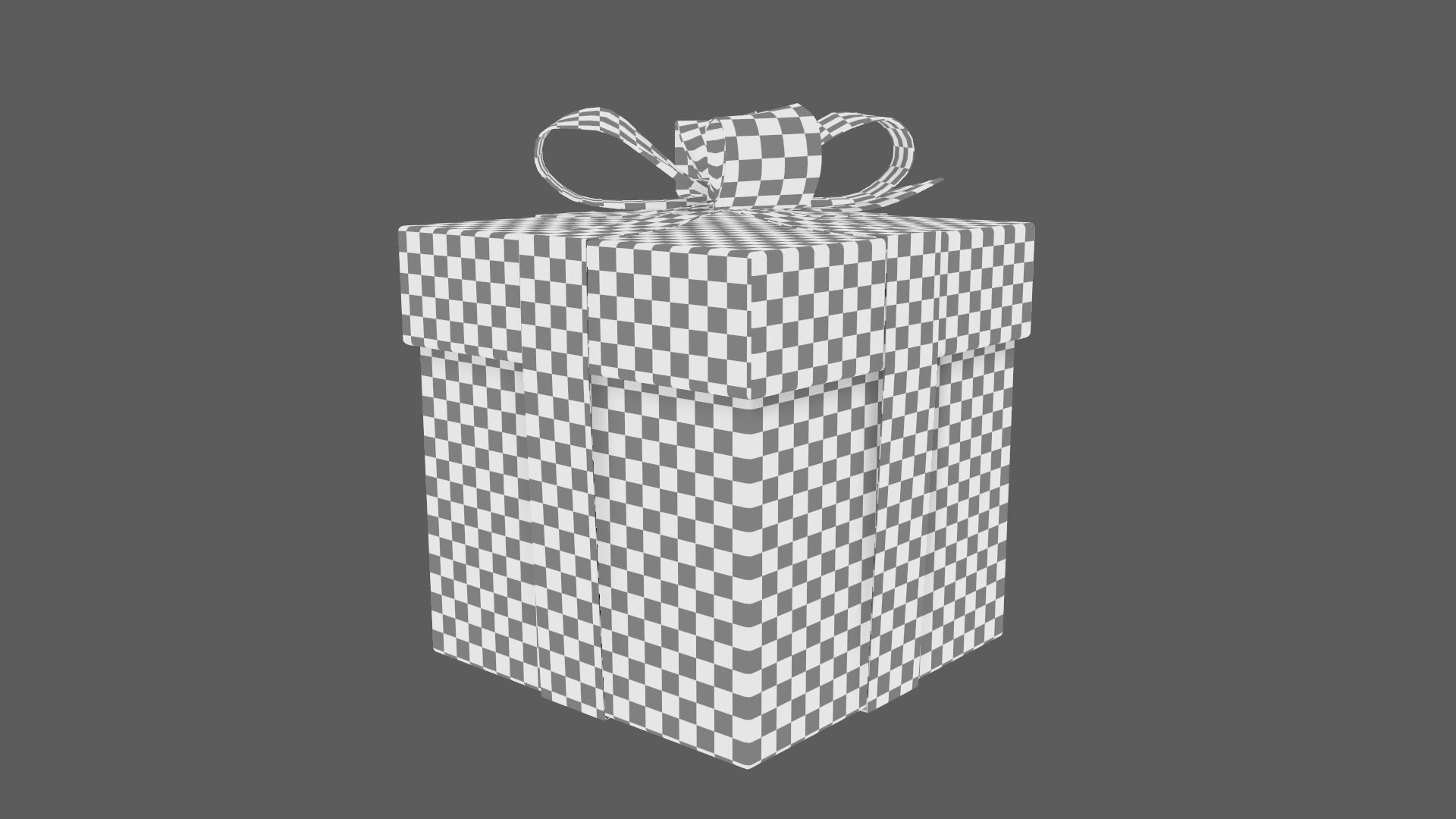 Christmas Gift Box 01 - V12 Low-poly 3D model_11