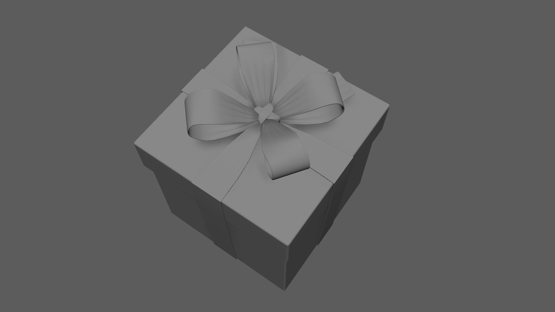 Christmas Gift Box 01 - V13 Low-poly 3D model_8