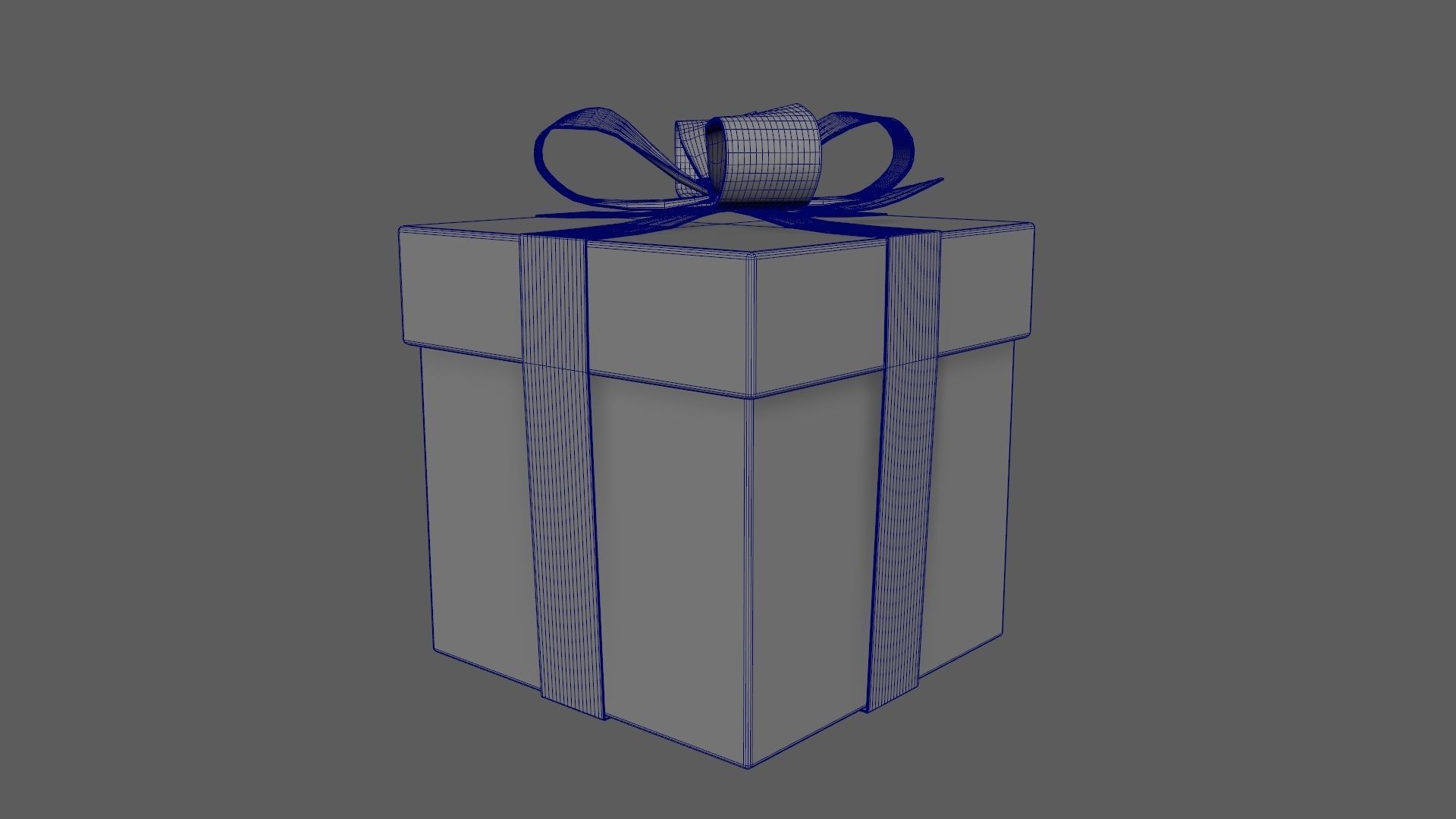 Christmas Gift Box 01 - V13 Low-poly 3D model_19