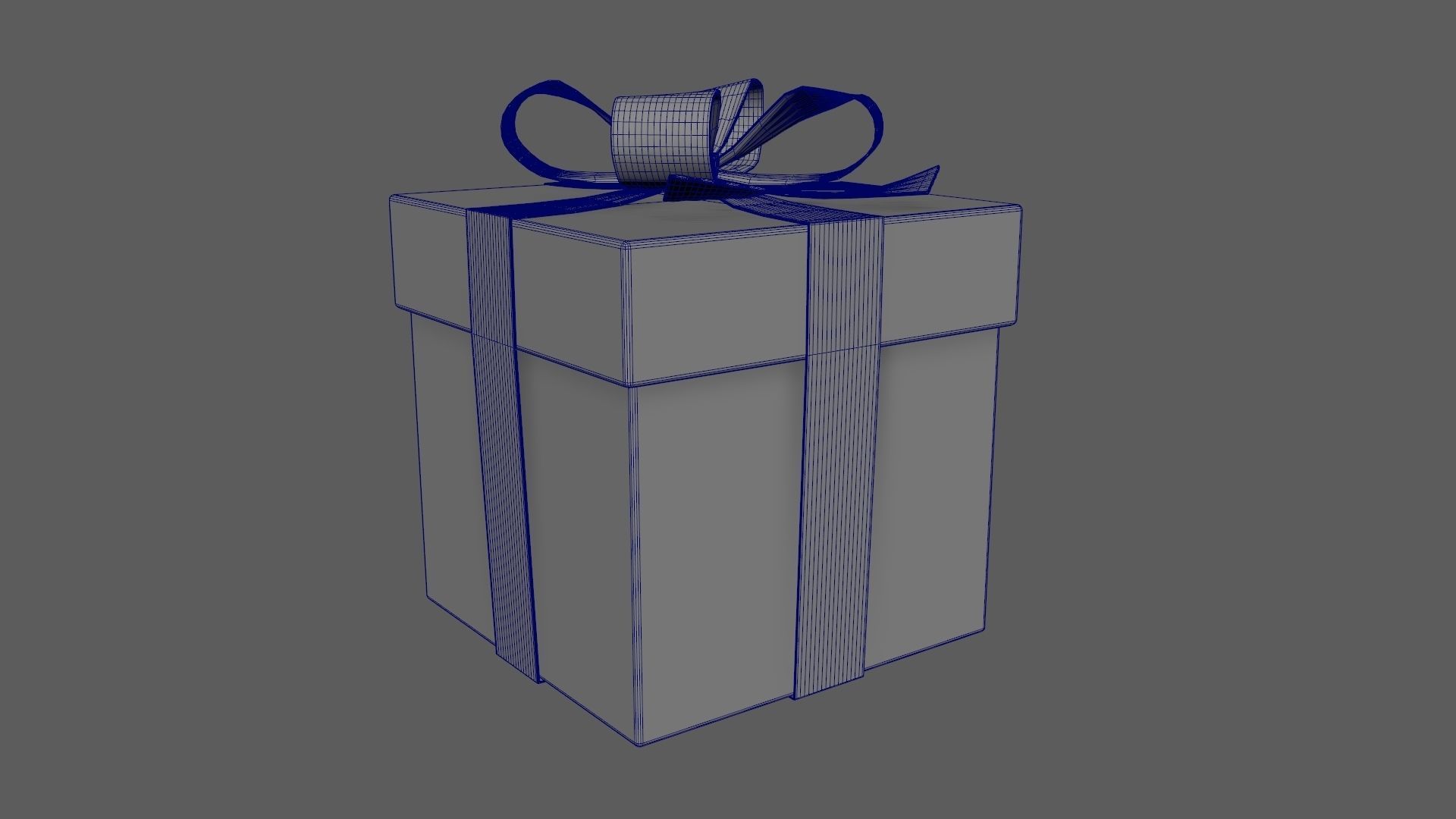 Christmas Gift Box 01 - V13 Low-poly 3D model_17