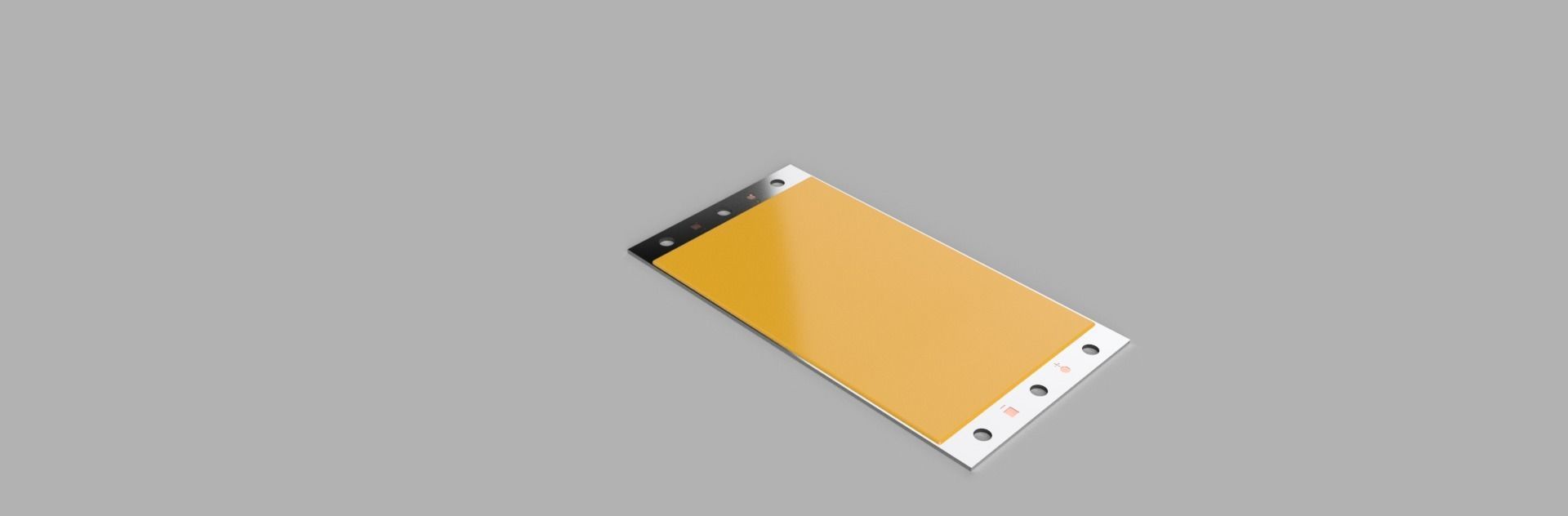 LED 94x50mm 15W 3D model_3