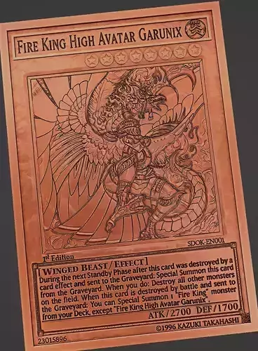 FIRE KING HIGH AVATAR GARUNIX - YUGIOH