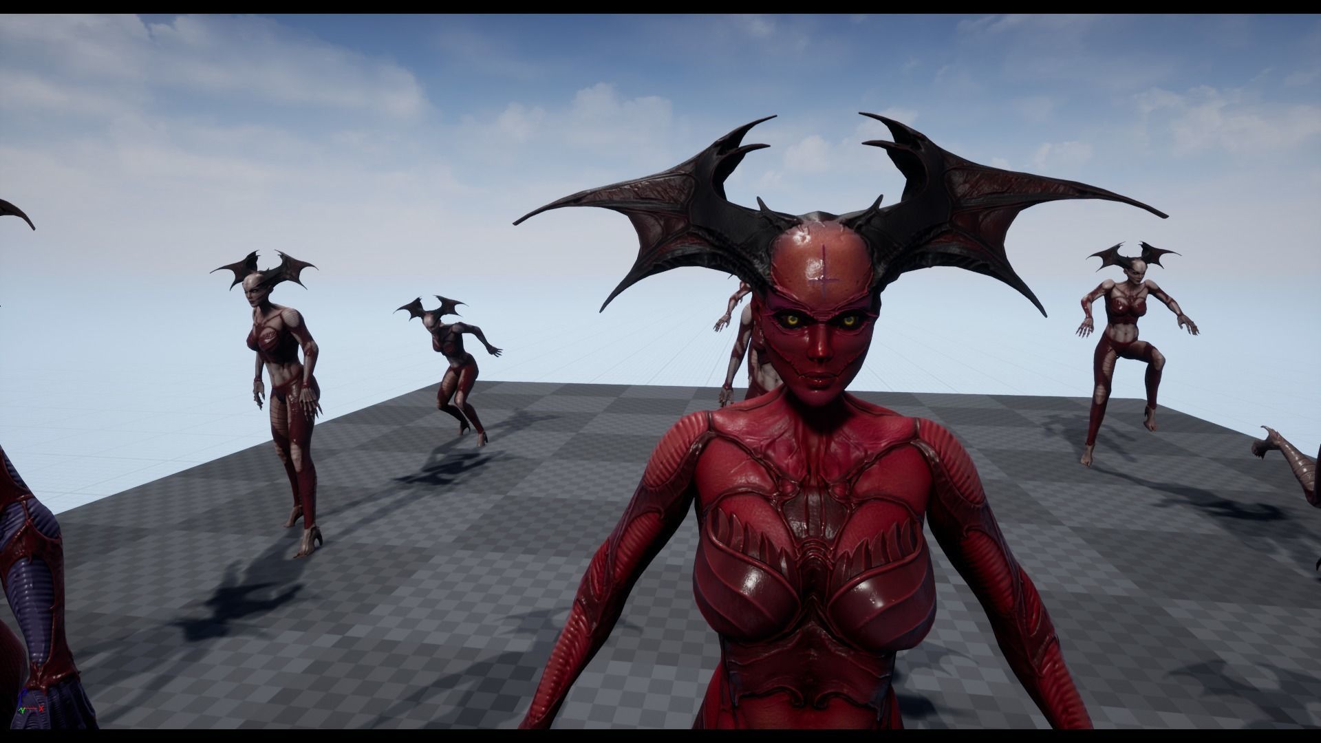 Succubus - Game Ready Low-poly 3D model_8