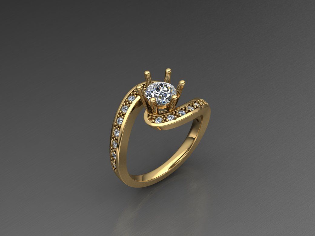 8 rings 3D print model_6