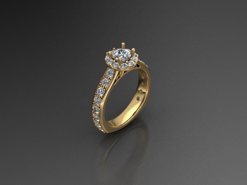 8 rings 3D print model_14